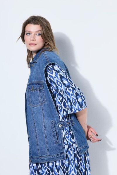 Slika Prsluk traper šireg kroja