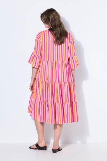 Moda za polnejše Haljina midi 3/4 rukava A kroja plus velikost, xxl, Ulla Popken in Johann Popken (JP1880)