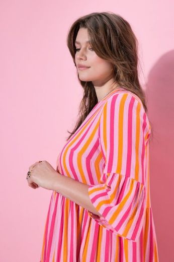 Moda za polnejše Haljina midi 3/4 rukava A kroja plus velikost, xxl, Ulla Popken in Johann Popken (JP1880)