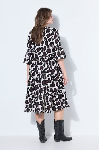 Moda za polnejše Haljina maxi 3/4 rukava od muslina plus velikost, xxl, Ulla Popken in Johann Popken (JP1880)