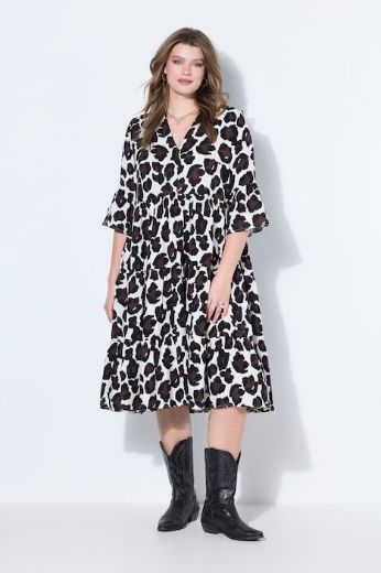 Moda za polnejše Haljina maxi 3/4 rukava od muslina plus velikost, xxl, Ulla Popken in Johann Popken (JP1880)