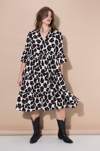 Moda za polnejše Haljina maxi 3/4 rukava od muslina plus velikost, xxl, Ulla Popken in Johann Popken (JP1880)