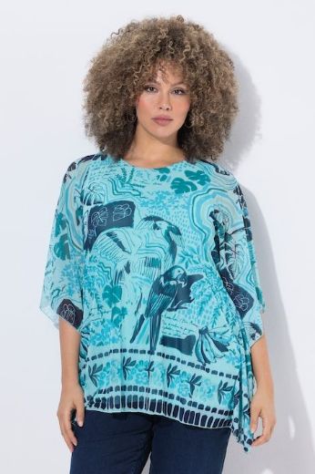 Moda za polnejše Bluza kratkih rukava šireg kroja plus velikost, xxl, Ulla Popken in Johann Popken (JP1880)