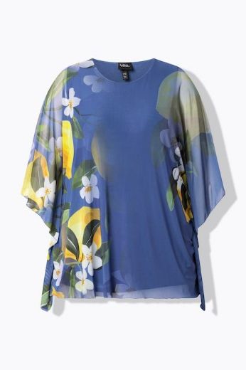 Moda za polnejše Bluza kratkih rukava šireg kroja plus velikost, xxl, Ulla Popken in Johann Popken (JP1880)