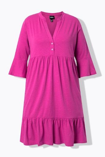 Moda za polnejše Haljina 3/4 rukava A kroja plus velikost, xxl, Ulla Popken in Johann Popken (JP1880)