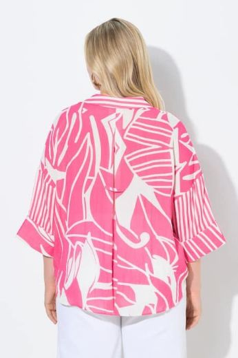 Moda za polnejše Bluza 3/4 rukava šireg kroja plus velikost, xxl, Ulla Popken in Johann Popken (JP1880)