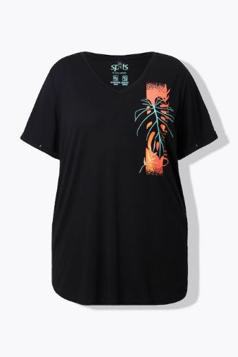Moda za polnejše Majica kratkih rukava V ovratnika plus velikost, xxl, Ulla Popken in Johann Popken (JP1880)