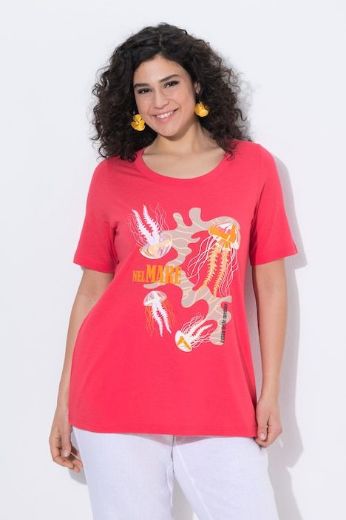 Moda za polnejše Majica kratkih rukava plus velikost, xxl, Ulla Popken in Johann Popken (JP1880)