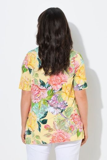 Moda za polnejše Majica kratkih rukava V izreza plus velikost, xxl, Ulla Popken in Johann Popken (JP1880)