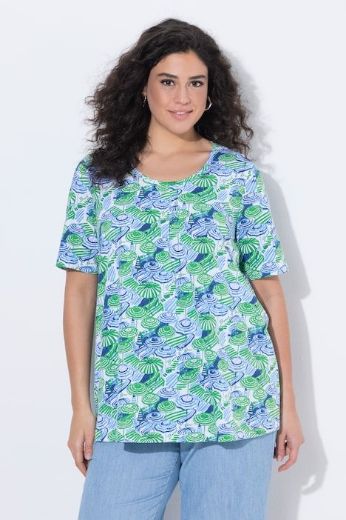 Moda za polnejše Majica kratkih rukava A kroja plus velikost, xxl, Ulla Popken in Johann Popken (JP1880)