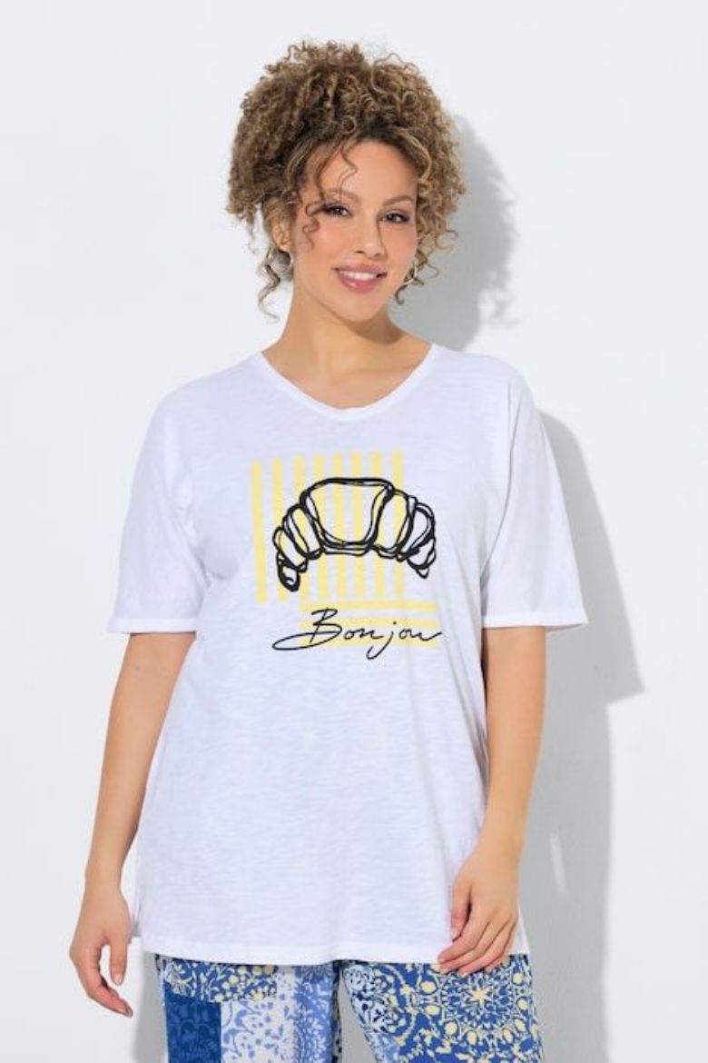 Moda za polnejše Majica kratkih rukava šireg kroja plus velikost, xxl, Ulla Popken in Johann Popken (JP1880)