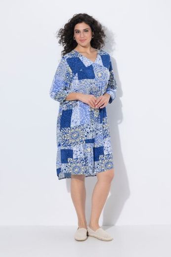 Moda za polnejše Haljina 3/4 rukava A kroja plus velikost, xxl, Ulla Popken in Johann Popken (JP1880)