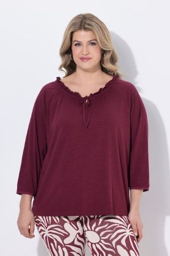 Moda za polnejše Majica 3/4 rukava pamučna plus velikost, xxl, Ulla Popken in Johann Popken (JP1880)