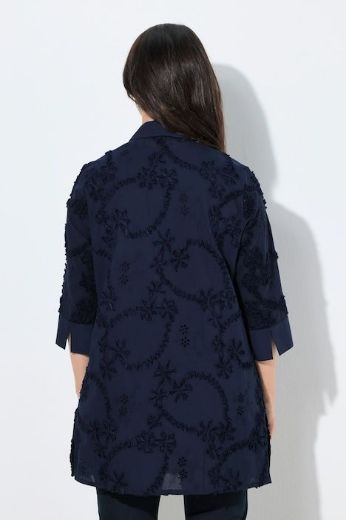 Moda za polnejše Bluza 3/4 rukava dužeg kroja plus velikost, xxl, Ulla Popken in Johann Popken (JP1880)