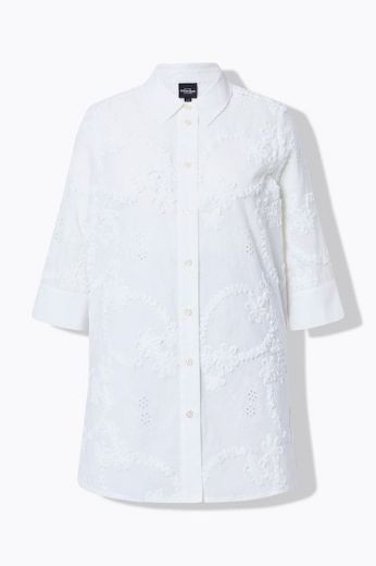 Moda za polnejše Bluza 3/4 rukava dužeg kroja plus velikost, xxl, Ulla Popken in Johann Popken (JP1880)