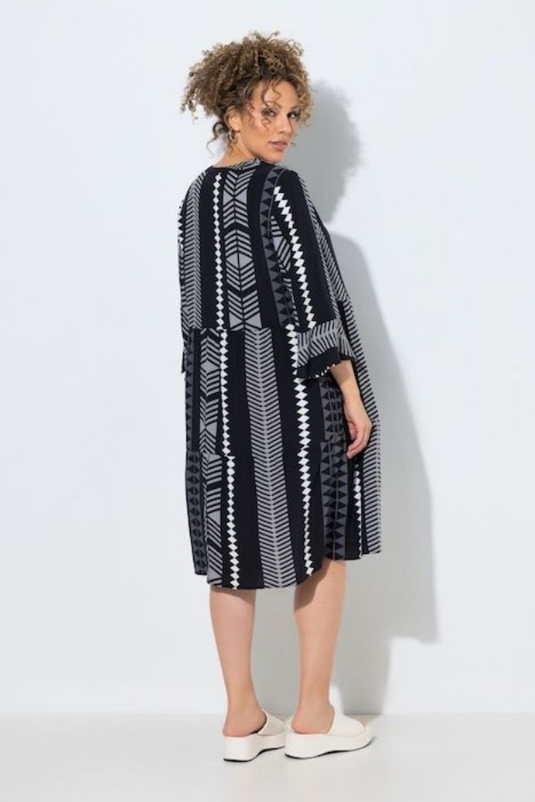 Moda za polnejše Haljina 3/4 rukava plus velikost, xxl, Ulla Popken in Johann Popken (JP1880)