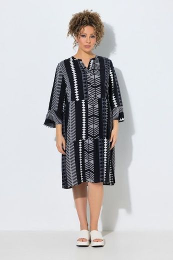 Moda za polnejše Haljina 3/4 rukava plus velikost, xxl, Ulla Popken in Johann Popken (JP1880)