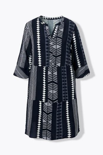 Moda za polnejše Haljina 3/4 rukava plus velikost, xxl, Ulla Popken in Johann Popken (JP1880)