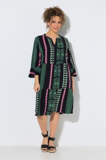 Moda za polnejše Haljina 3/4 rukava plus velikost, xxl, Ulla Popken in Johann Popken (JP1880)