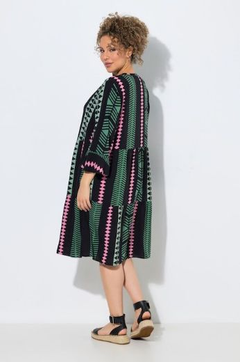 Moda za polnejše Haljina 3/4 rukava plus velikost, xxl, Ulla Popken in Johann Popken (JP1880)