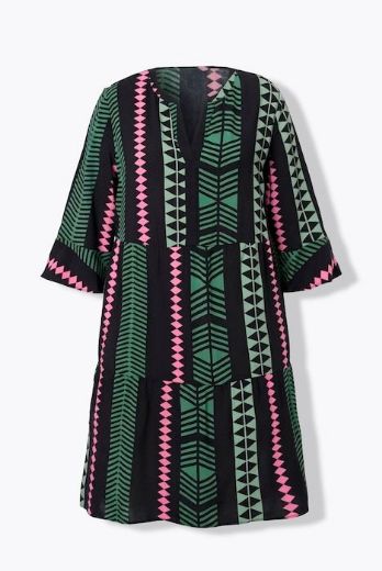 Moda za polnejše Haljina 3/4 rukava plus velikost, xxl, Ulla Popken in Johann Popken (JP1880)