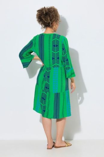 Moda za polnejše Haljina 3/4 rukava plus velikost, xxl, Ulla Popken in Johann Popken (JP1880)