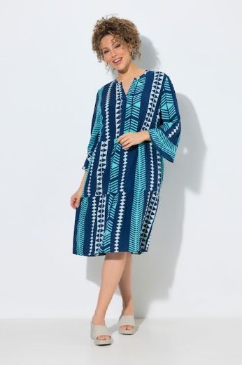 Moda za polnejše Haljina 3/4 rukava plus velikost, xxl, Ulla Popken in Johann Popken (JP1880)