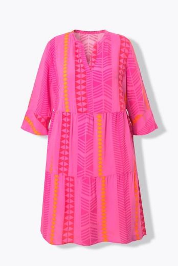 Moda za polnejše Haljina 3/4 rukava plus velikost, xxl, Ulla Popken in Johann Popken (JP1880)