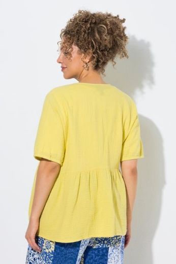 Moda za polnejše Bluza kratkih rukava muselin plus velikost, xxl, Ulla Popken in Johann Popken (JP1880)