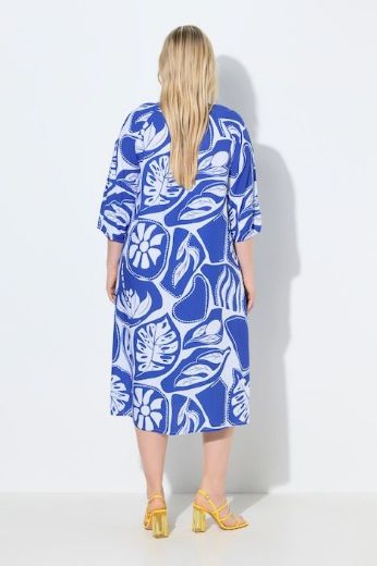 Moda za polnejše Haljina midi 3/4 rukava plus velikost, xxl, Ulla Popken in Johann Popken (JP1880)