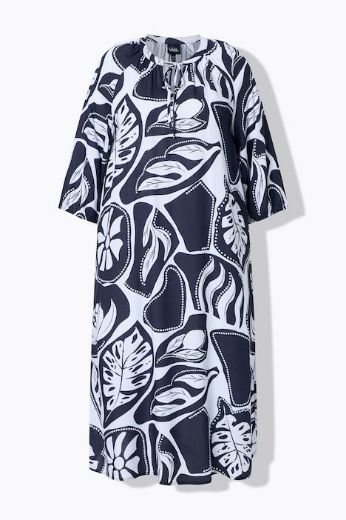 Moda za polnejše Haljina midi 3/4 rukava plus velikost, xxl, Ulla Popken in Johann Popken (JP1880)