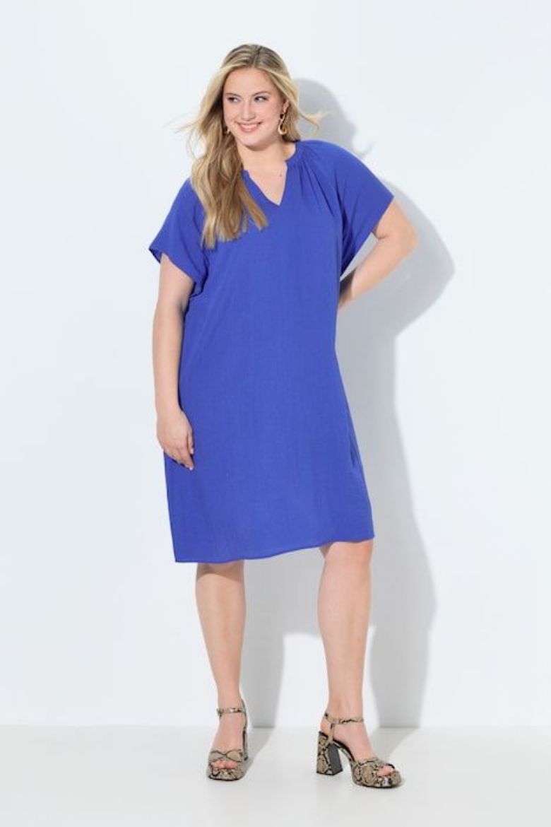 Moda za polnejše Haljina lepršavih rukava plus velikost, xxl, Ulla Popken in Johann Popken (JP1880)