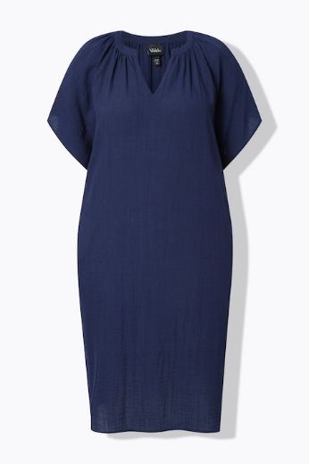 Moda za polnejše Haljina lepršavih rukava plus velikost, xxl, Ulla Popken in Johann Popken (JP1880)