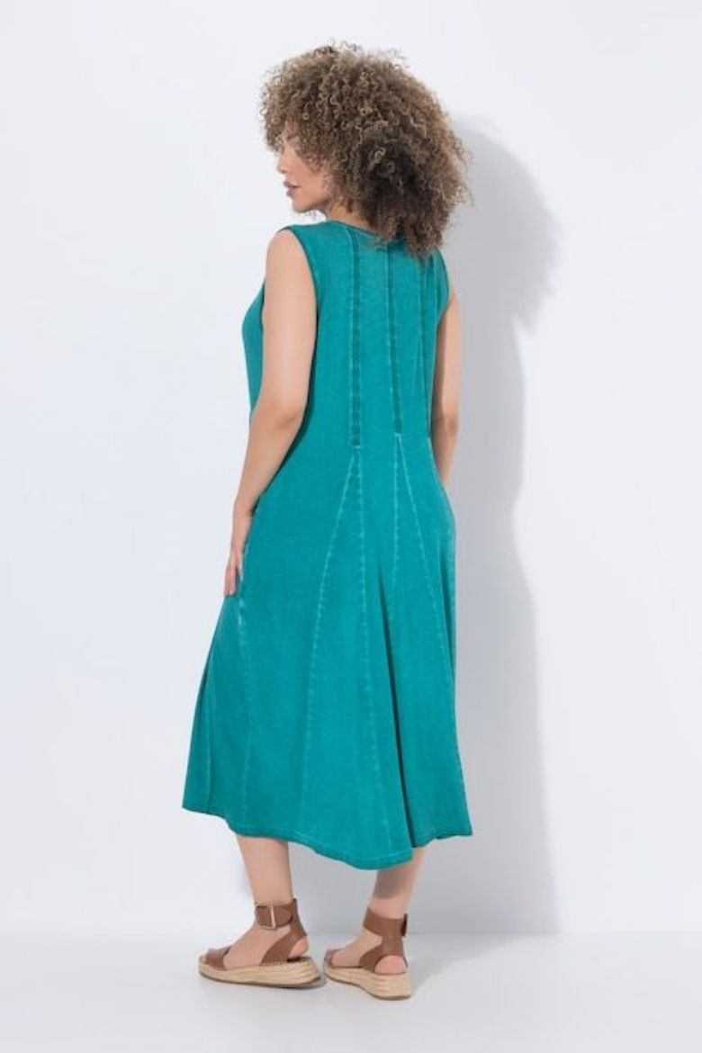 Moda za polnejše Haljina midi bez rukava plus velikost, xxl, Ulla Popken in Johann Popken (JP1880)