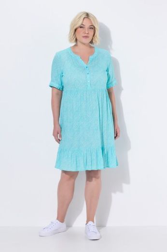 Moda za polnejše Haljina kratkih rukava A kroja plus velikost, xxl, Ulla Popken in Johann Popken (JP1880)