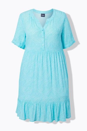 Moda za polnejše Haljina kratkih rukava A kroja plus velikost, xxl, Ulla Popken in Johann Popken (JP1880)