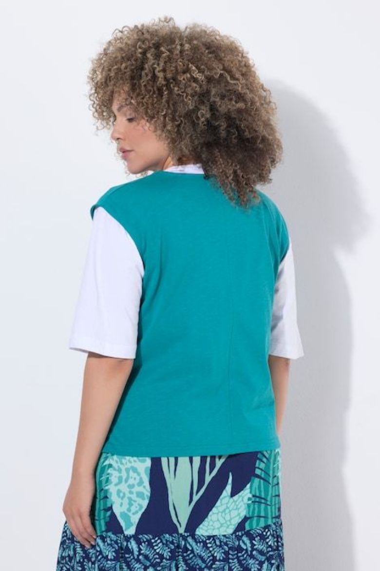 Moda za polnejše Prsluk V izreza plus velikost, xxl, Ulla Popken in Johann Popken (JP1880)