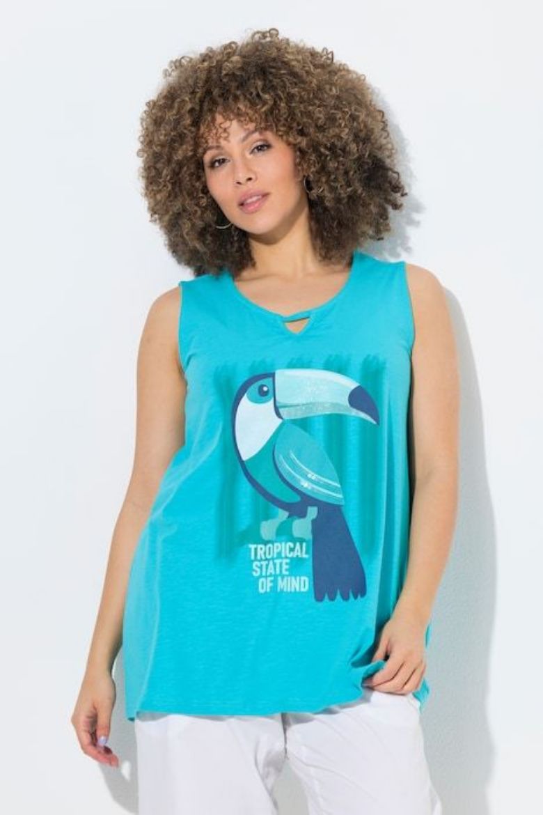 Moda za polnejše Majica bez rukava plus velikost, xxl, Ulla Popken in Johann Popken (JP1880)