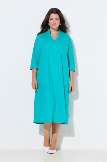 Moda za polnejše Haljina midi 3/4 rukava A kroja plus velikost, xxl, Ulla Popken in Johann Popken (JP1880)