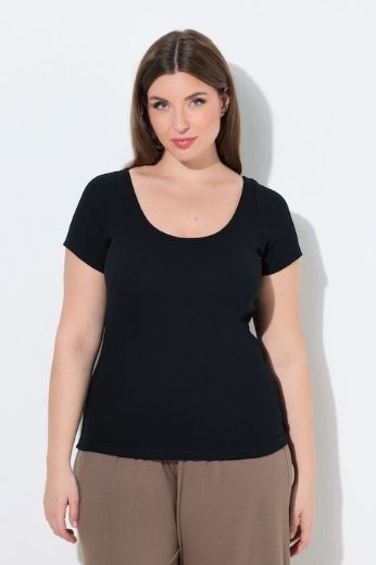 Moda za polnejše Majica kratkih rukava s ušivenim grudnjakom plus velikost, xxl, Ulla Popken in Johann Popken (JP1880)