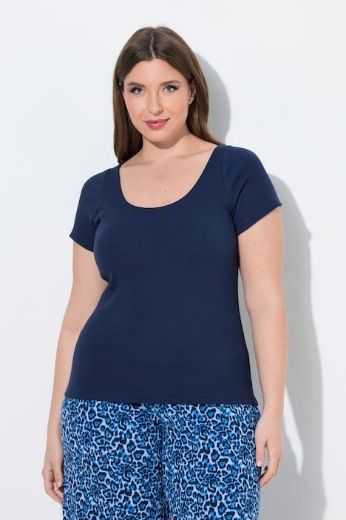 Moda za polnejše Majica kratkih rukava s ušivenim grudnjakom plus velikost, xxl, Ulla Popken in Johann Popken (JP1880)