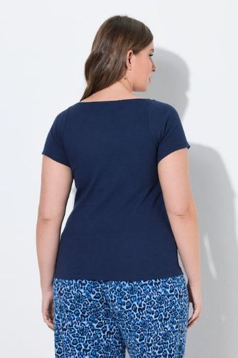 Moda za polnejše Majica kratkih rukava s ušivenim grudnjakom plus velikost, xxl, Ulla Popken in Johann Popken (JP1880)