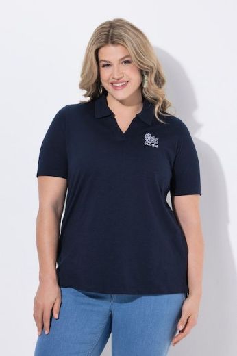 Moda za polnejše Majica polo kratkih rukava pamučna plus velikost, xxl, Ulla Popken in Johann Popken (JP1880)