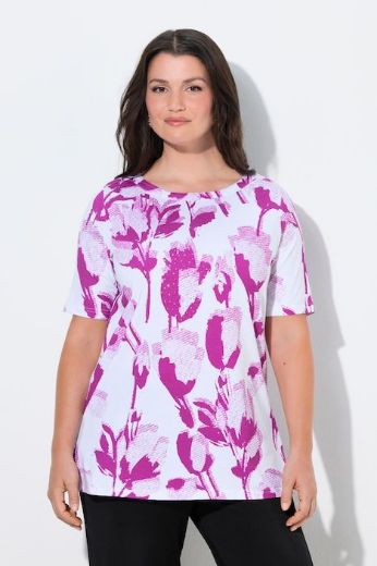 Moda za polnejše Majica kratkih rukava pamučna plus velikost, xxl, Ulla Popken in Johann Popken (JP1880)