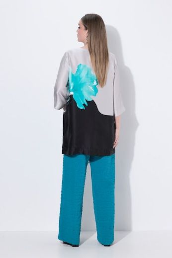 Moda za polnejše Bluza 3/4 rukava od satena plus velikost, xxl, Ulla Popken in Johann Popken (JP1880)