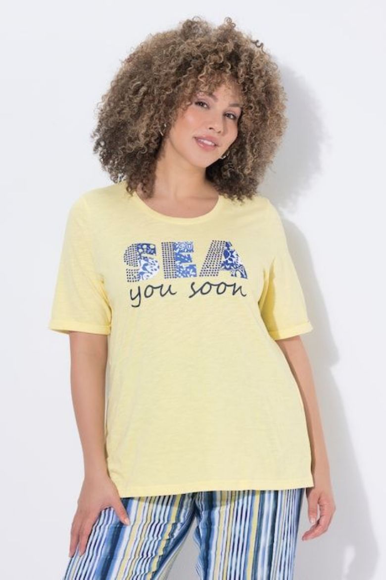 Moda za polnejše Majica kratkih rukava plus velikost, xxl, Ulla Popken in Johann Popken (JP1880)