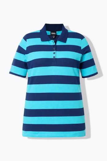Moda za polnejše Majica polo kratkih rukava pamučna plus velikost, xxl, Ulla Popken in Johann Popken (JP1880)