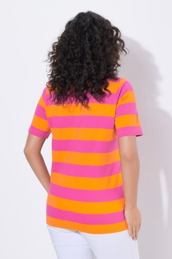 Moda za polnejše Majica polo kratkih rukava pamučna plus velikost, xxl, Ulla Popken in Johann Popken (JP1880)