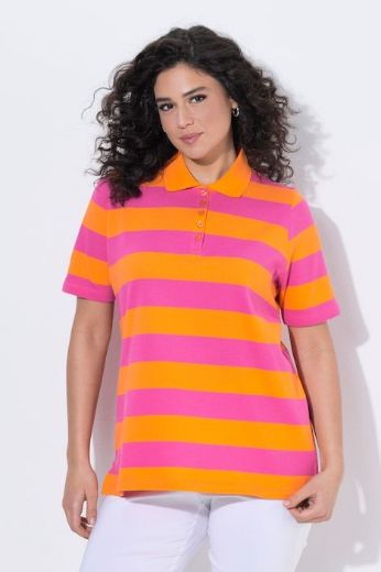 Moda za polnejše Majica polo kratkih rukava pamučna plus velikost, xxl, Ulla Popken in Johann Popken (JP1880)