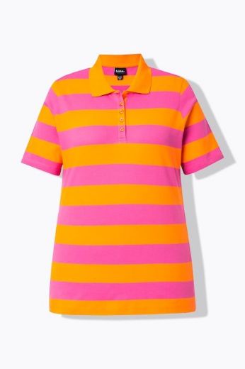 Moda za polnejše Majica polo kratkih rukava pamučna plus velikost, xxl, Ulla Popken in Johann Popken (JP1880)
